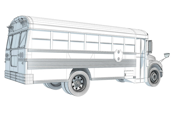 School Bus 3d Model – 3d Horse