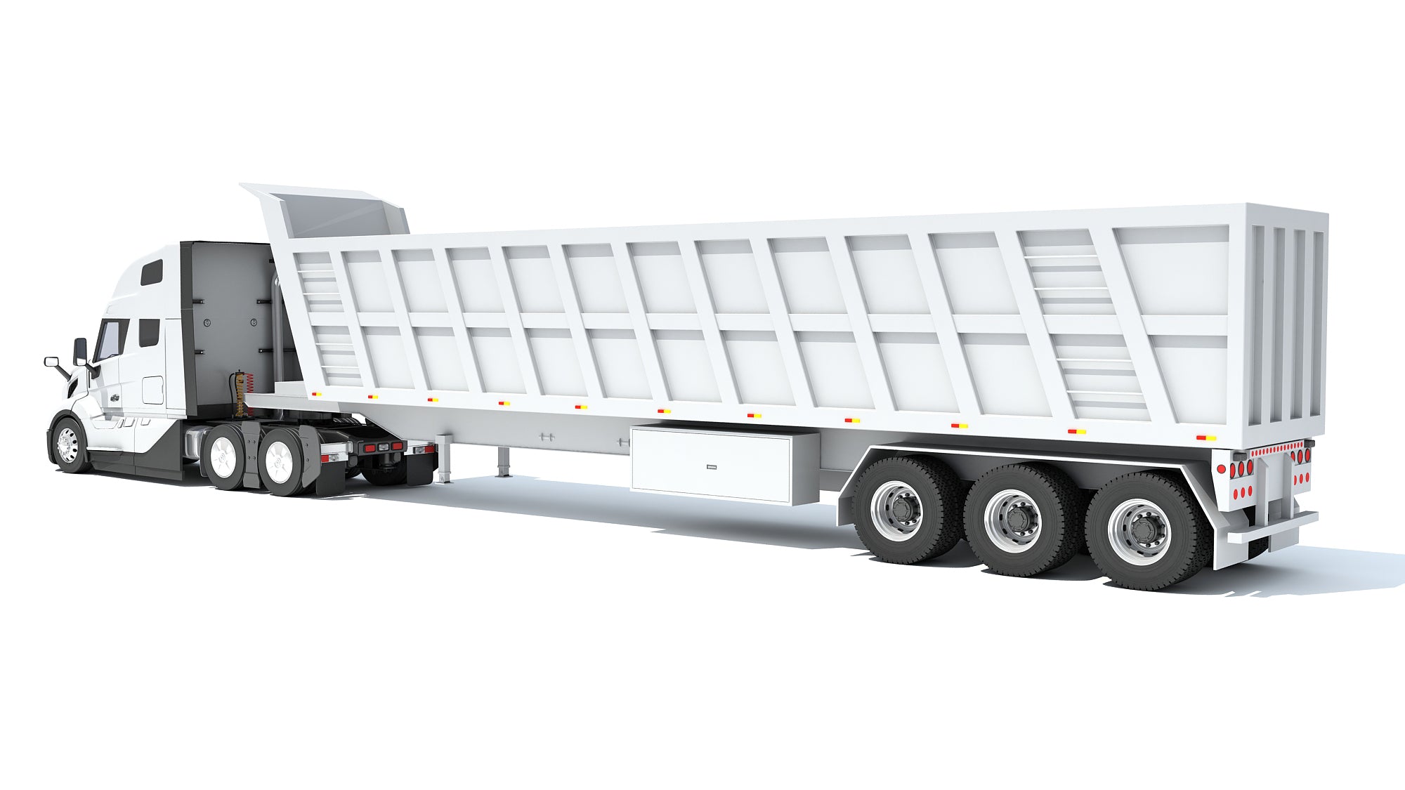 2024 Semi Truck with Tipper Trailer