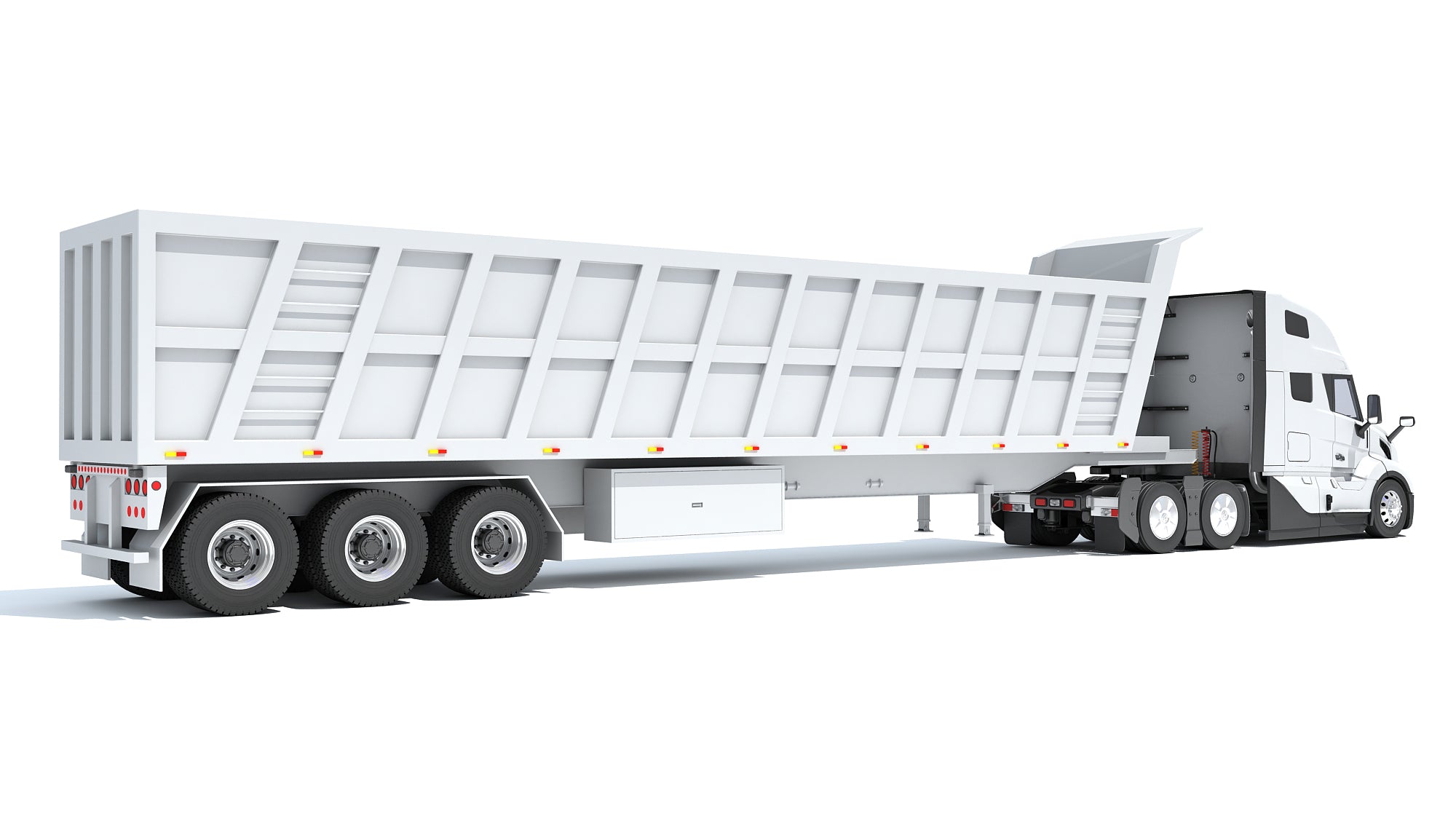 2024 Semi Truck with Tipper Trailer