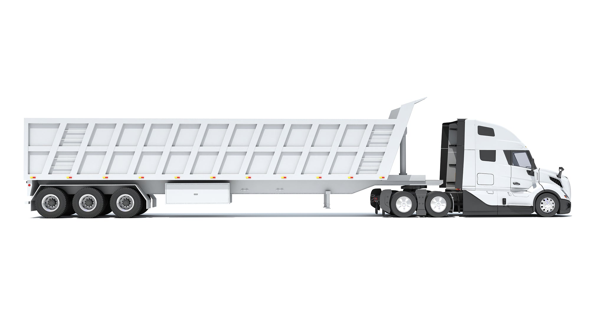 2024 Semi Truck with Tipper Trailer