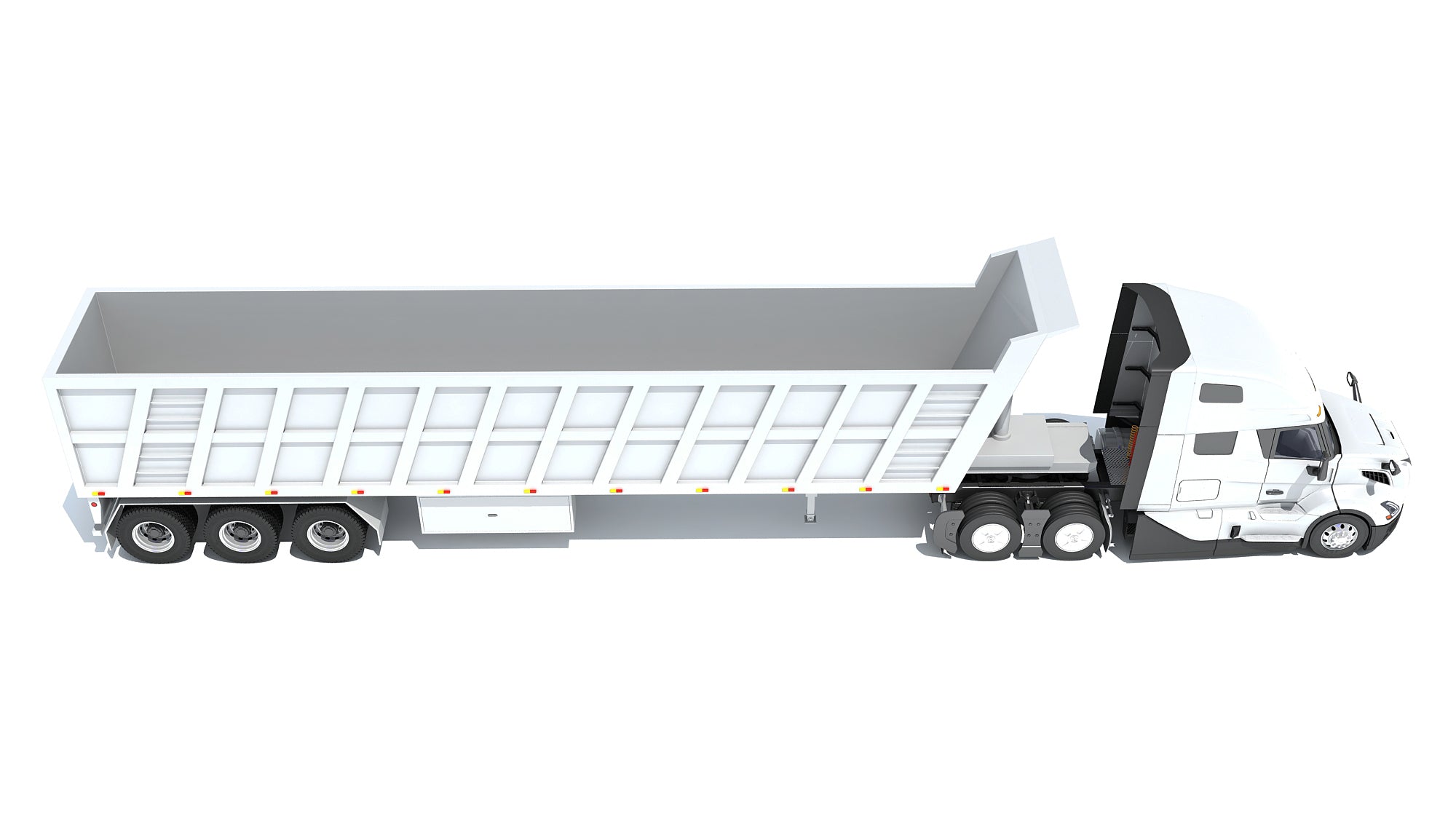 2024 Semi Truck with Tipper Trailer