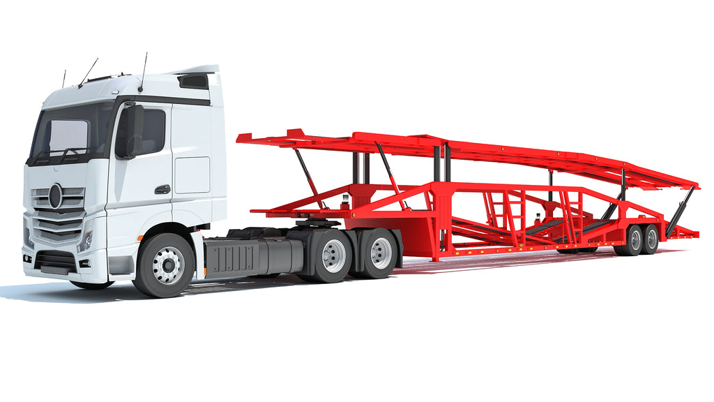 Car Transporter Semi Truck 3D