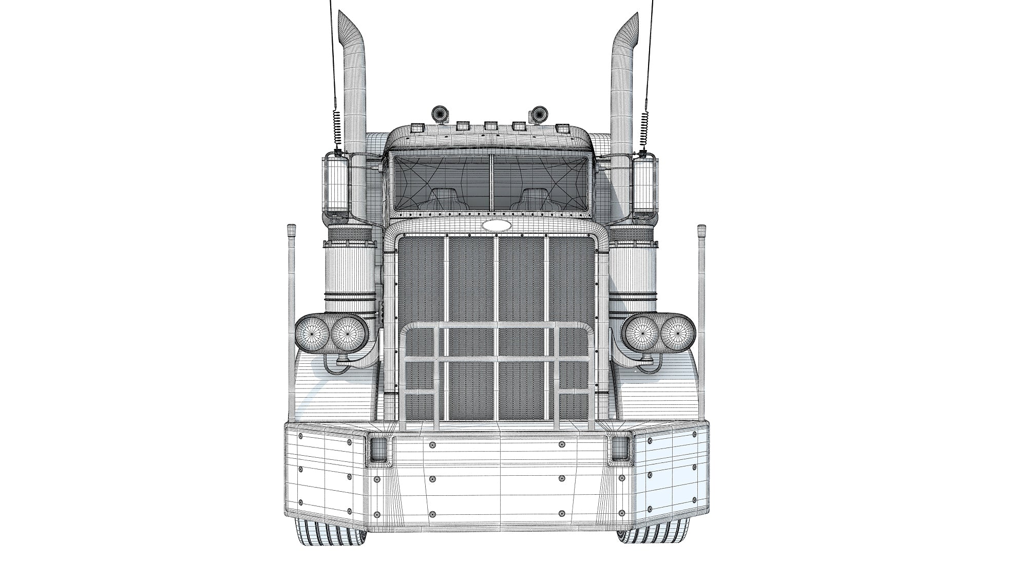 Peterbilt Semi Truck Sleeper Cab