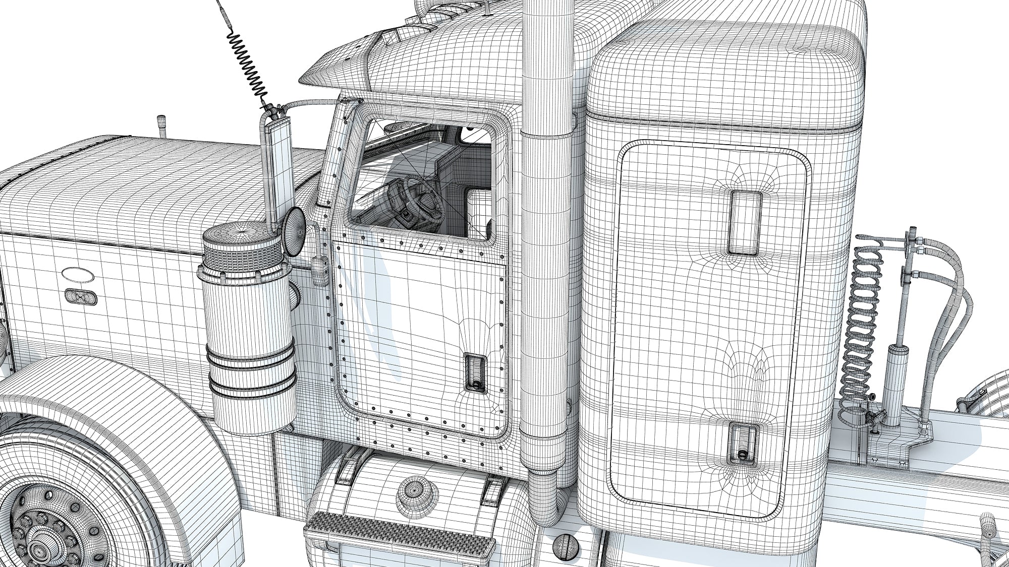 Peterbilt Semi Truck Sleeper Cab