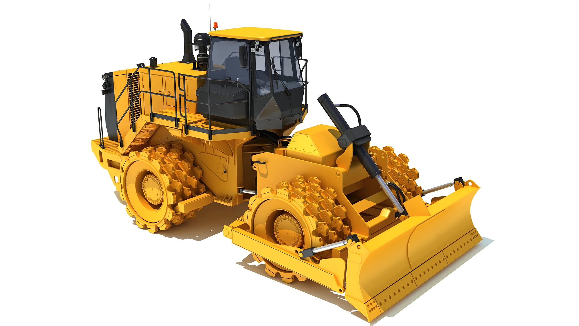 CAT Soil Compactor 3D Model