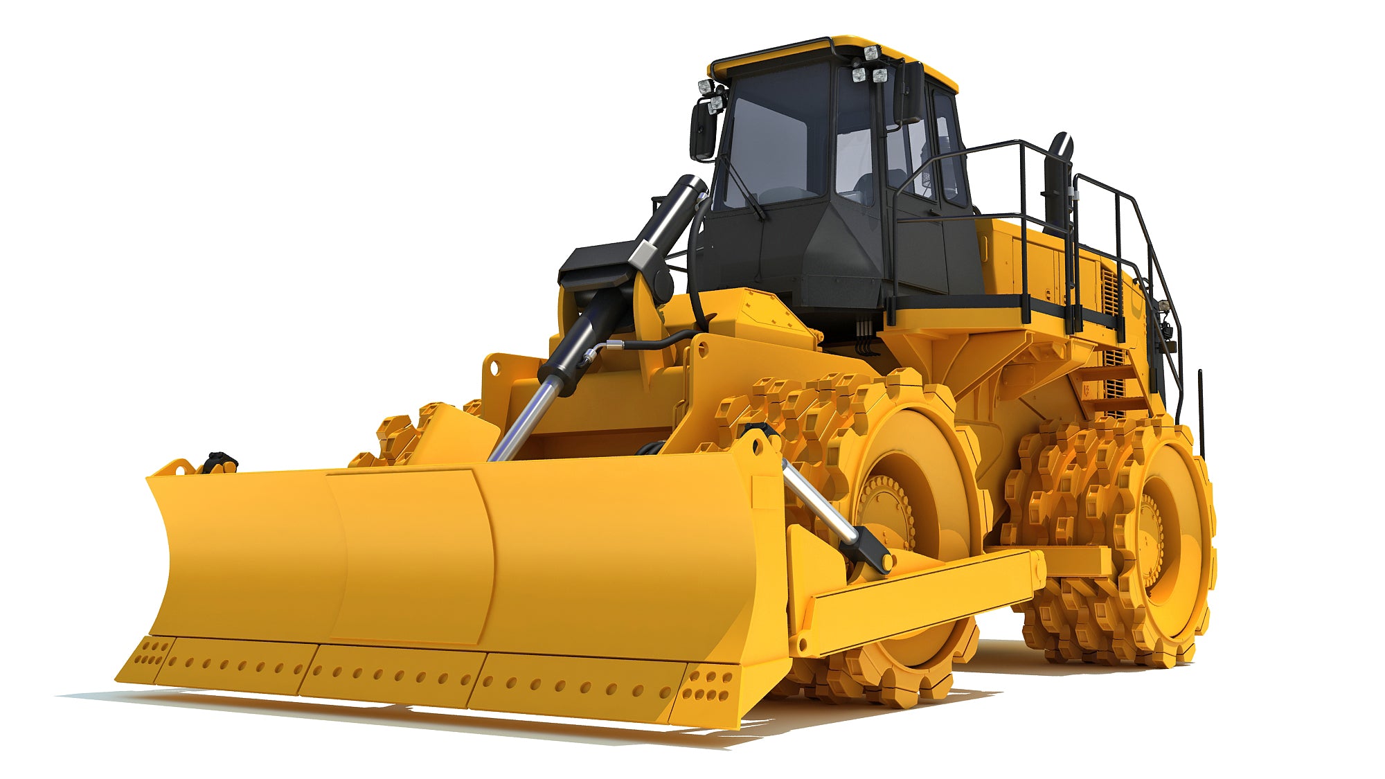 CAT Soil Compactor 3D Model