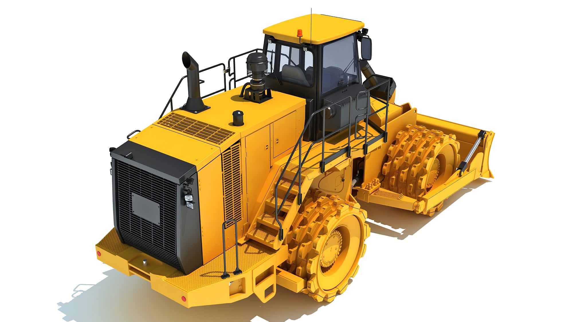 CAT Soil Compactor 3D Model