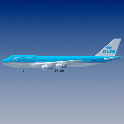 Boeing 747 with 6 Textures