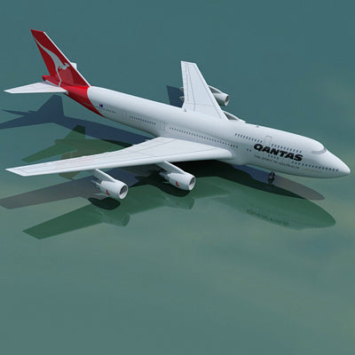 Boeing 747 with 6 Textures