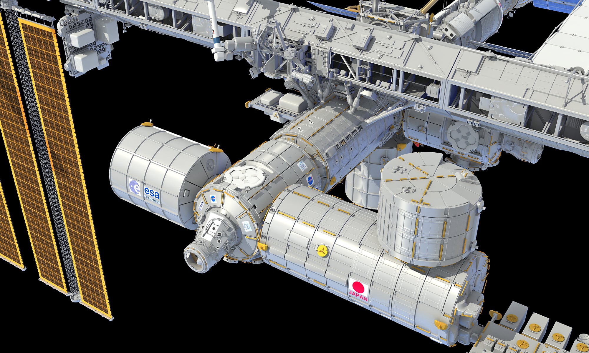 3D ISS International Space Station models