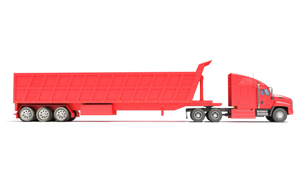 3D Models - Truck with Tipper Trailer – 3D Horse