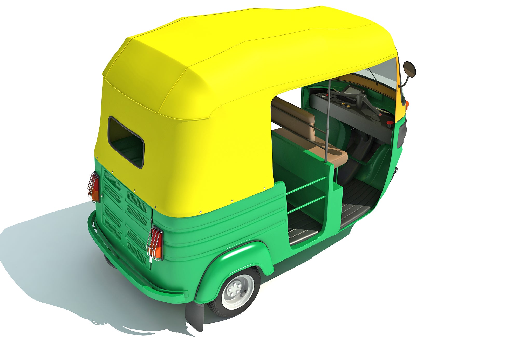 Rickshaw Bajaj 3D Models