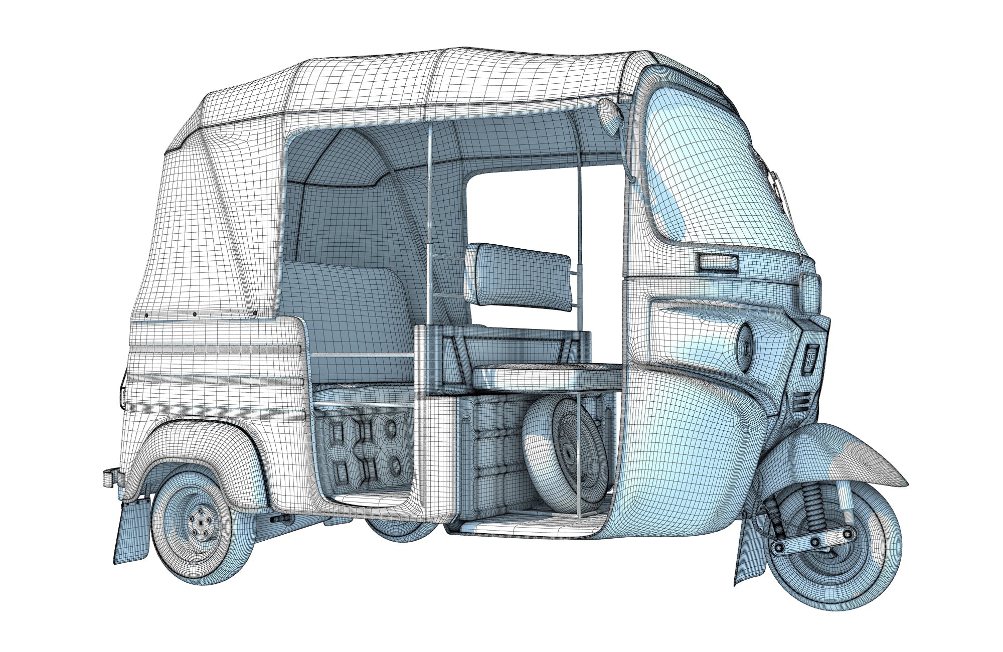 Auto rickshaw icon in cartoon style Stock Vector Image & Art - Alamy