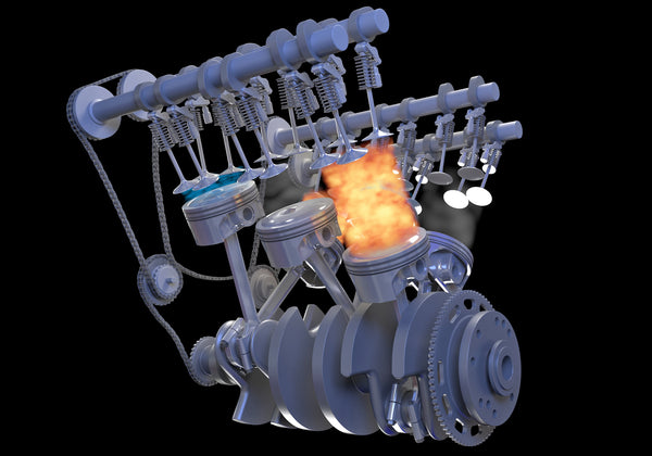 3D Models Animated V6 Engine with Gasoline Ignition – 3D Horse