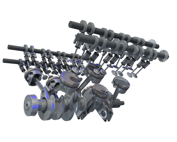 Animated V8 Engine - 3D Models – 3D Horse