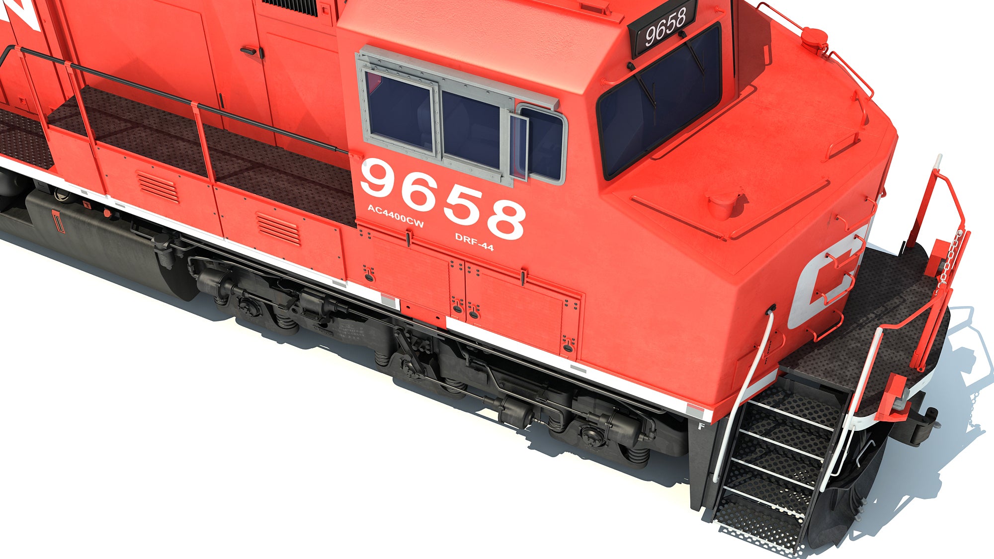 Canadian Pacific Locomotive - 3D Models – 3D Horse