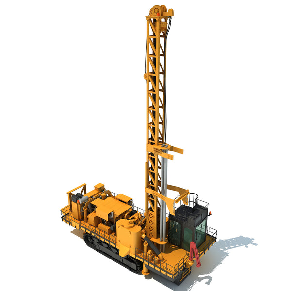 Rotary Drill 3D Model – 3D Horse