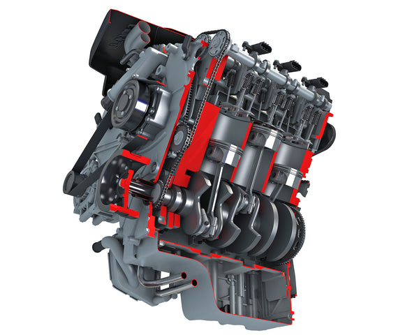 3D Models - Sectioned Animated V6 Engine – 3D Horse