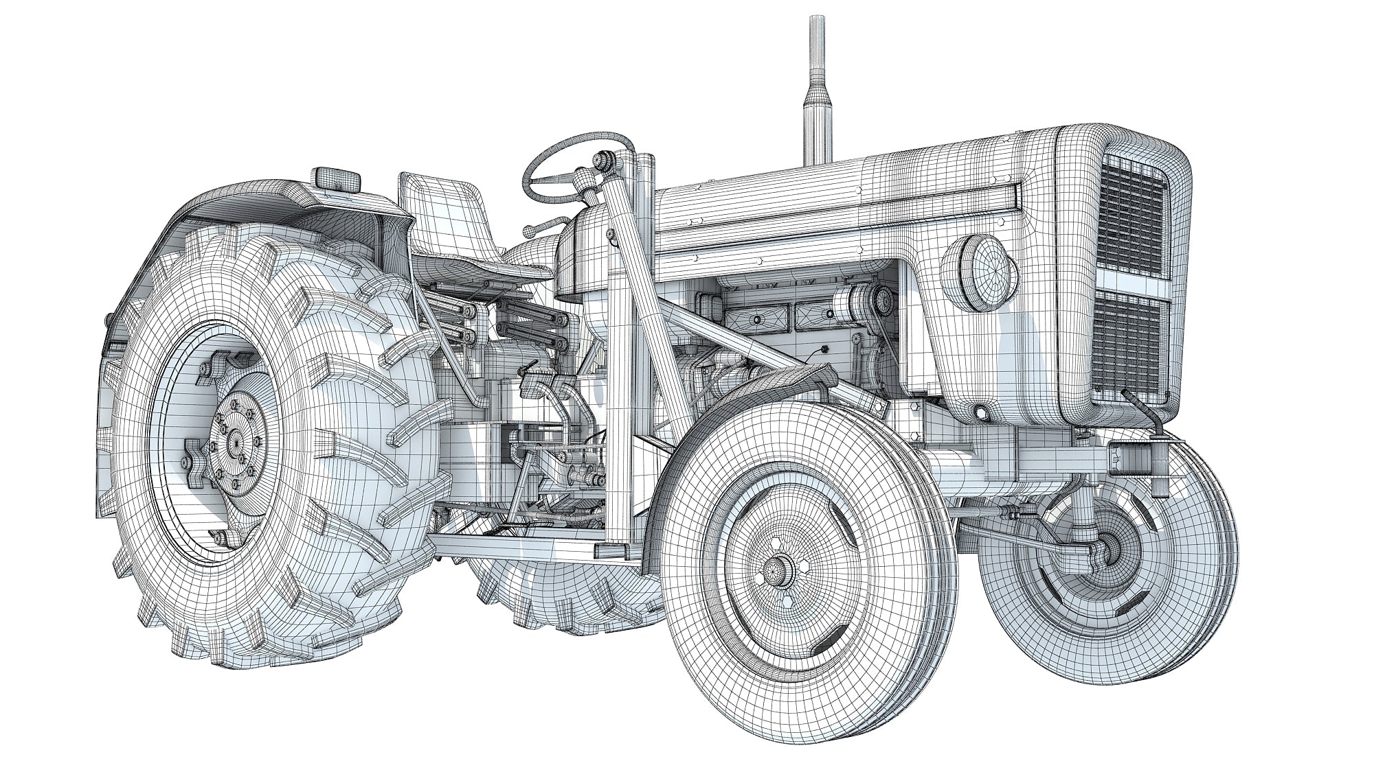 Sketch of tractor vehicle for agriculture  vector illustration  CanStock