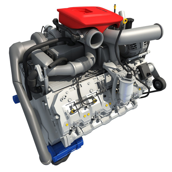 Car Engine 3D Model – 3D Horse