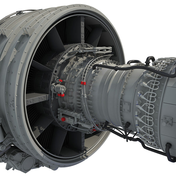 CFM56 Turbofan Aircraft Engine 3D Model – 3D Horse