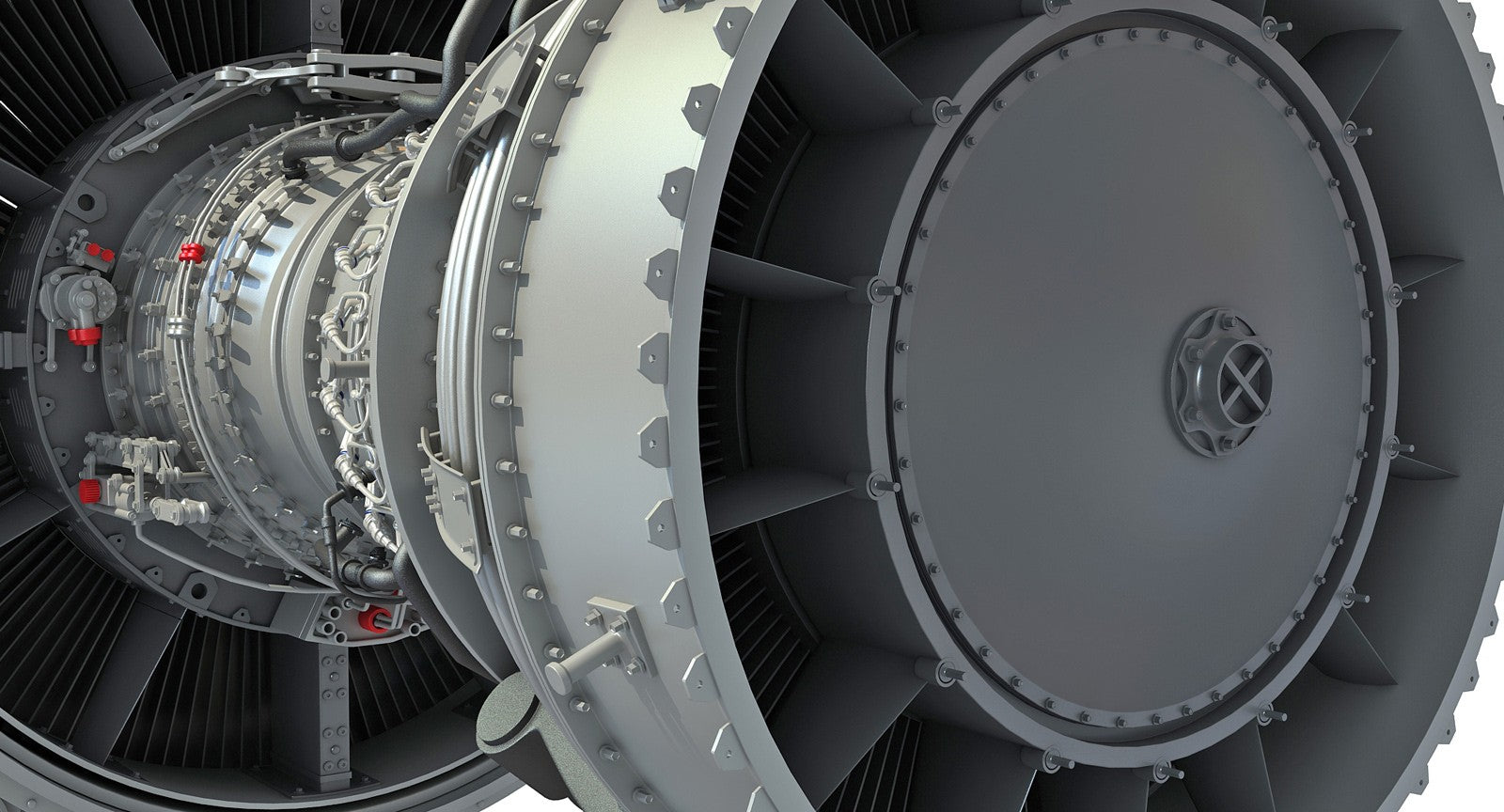 CFM56 Turbofan Engine 3D Model