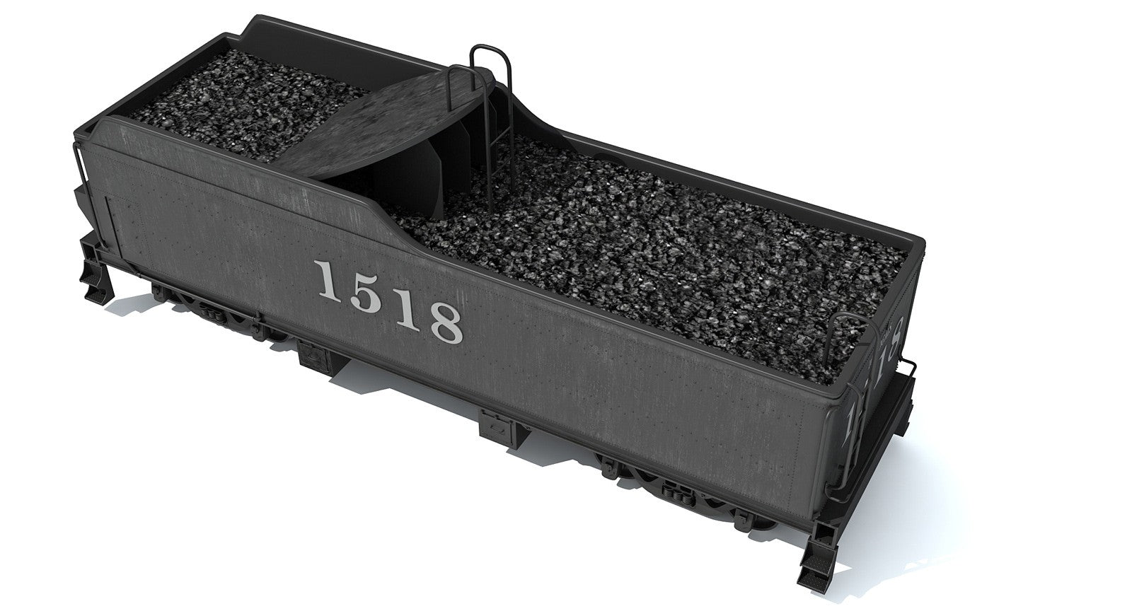 Coal Carrying Car 3D Model