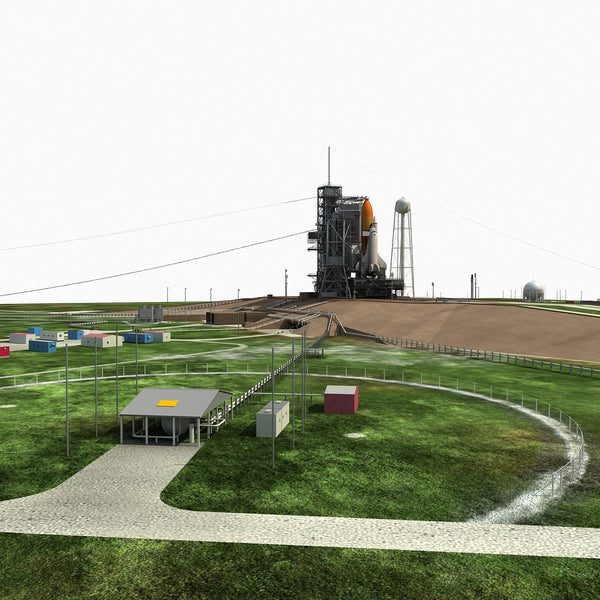 Animated Launch Complex 39A 3D Model – 3D Horse