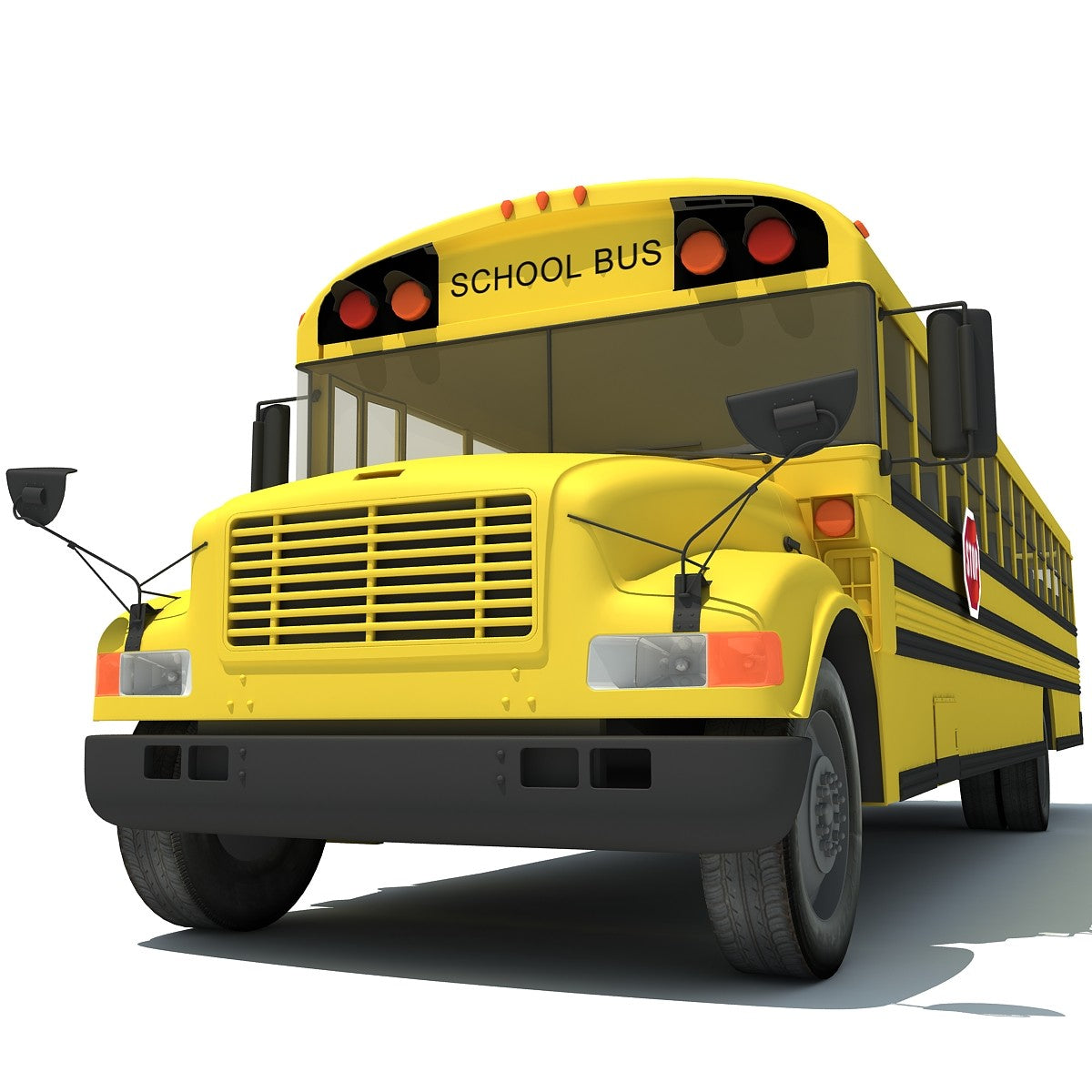 School Bus 3D Model