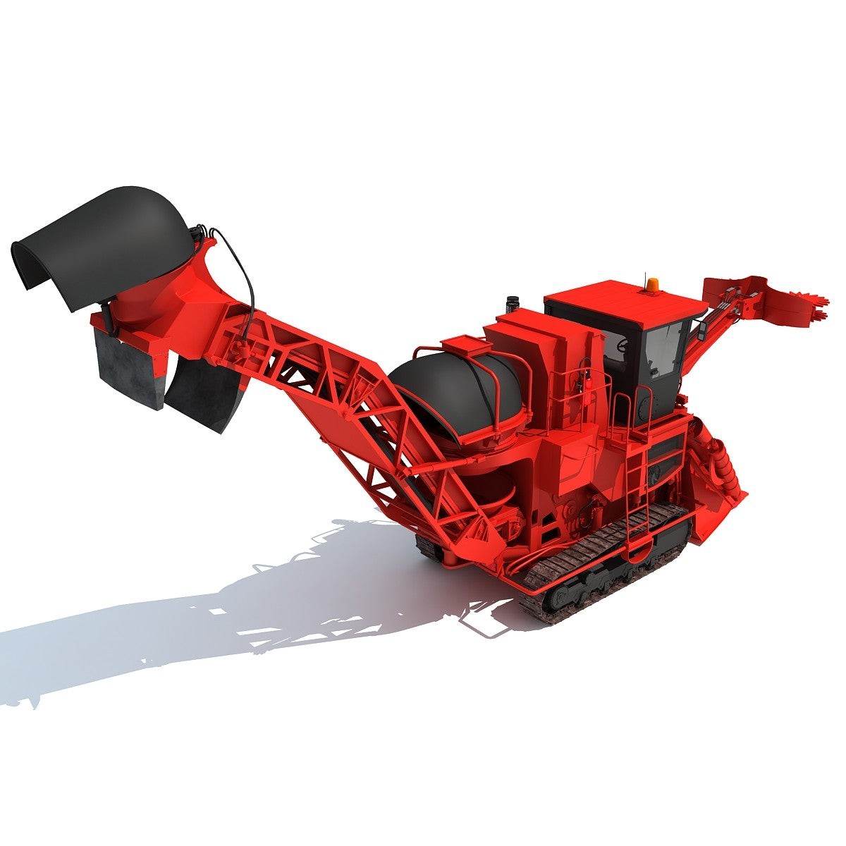 Sugarcane Harvester 3D Model