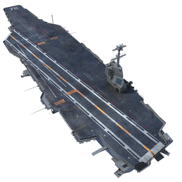 USS Gerald R. Ford Aircraft Carrier 3D Model – 3D Horse