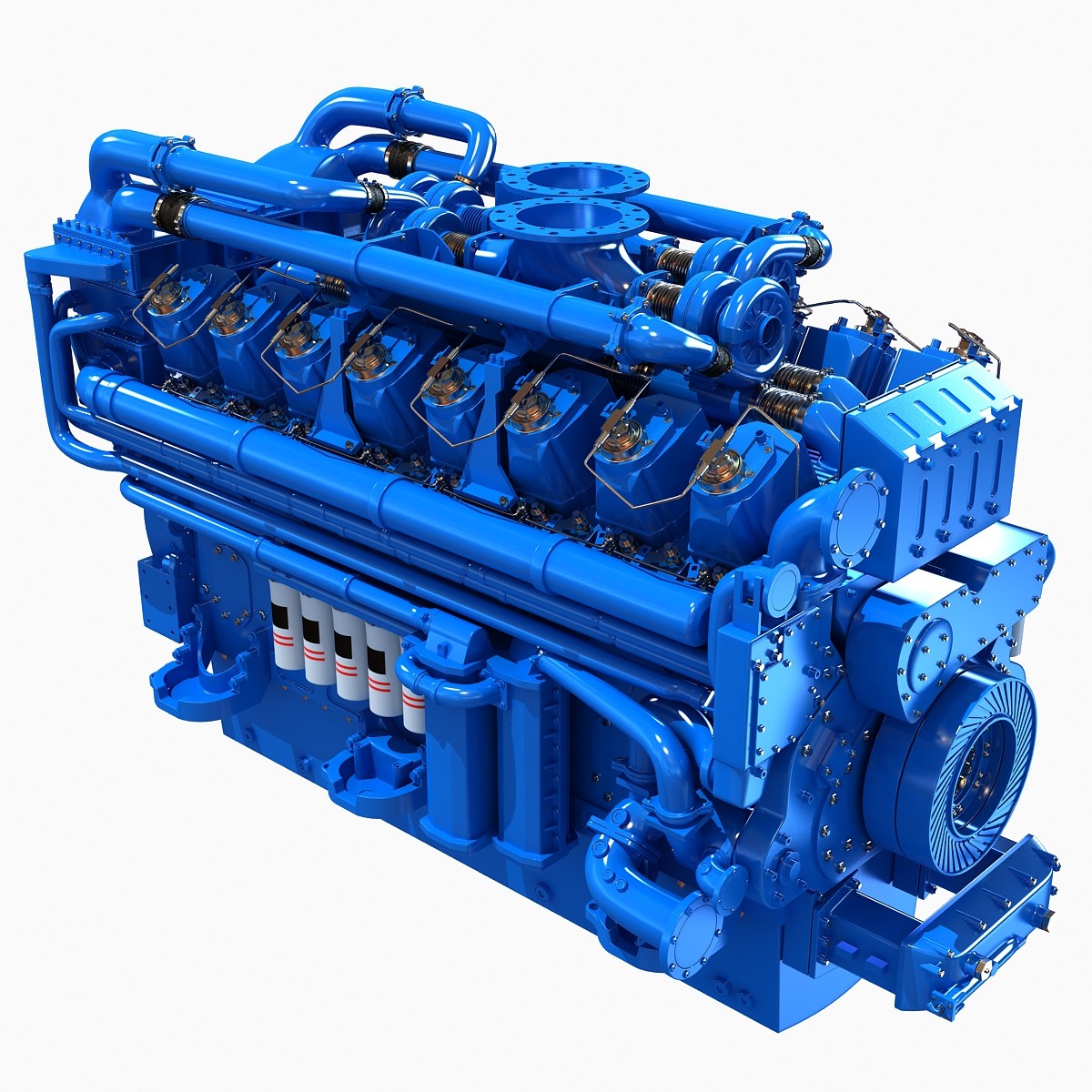 V16 Diesel Engine